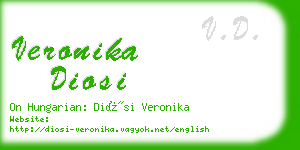 veronika diosi business card